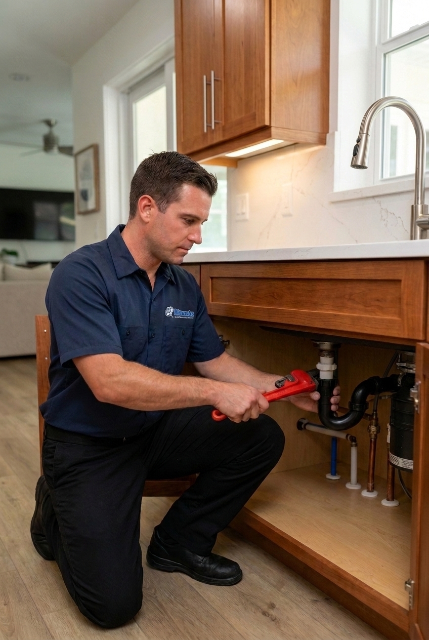 Licensed plumber servicing a Port St. Lucie home